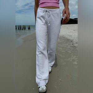 Brandy Melville flared grey sweatpants